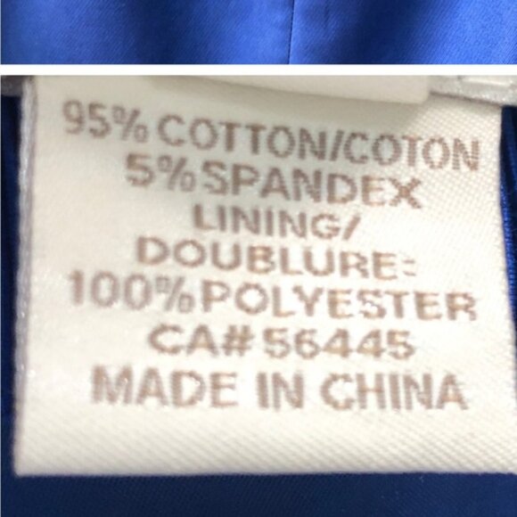 J. Crew Cotton Mini Skirt Sapphire Blue Preppy Office Like New Size 4 - Picture 8 of 8